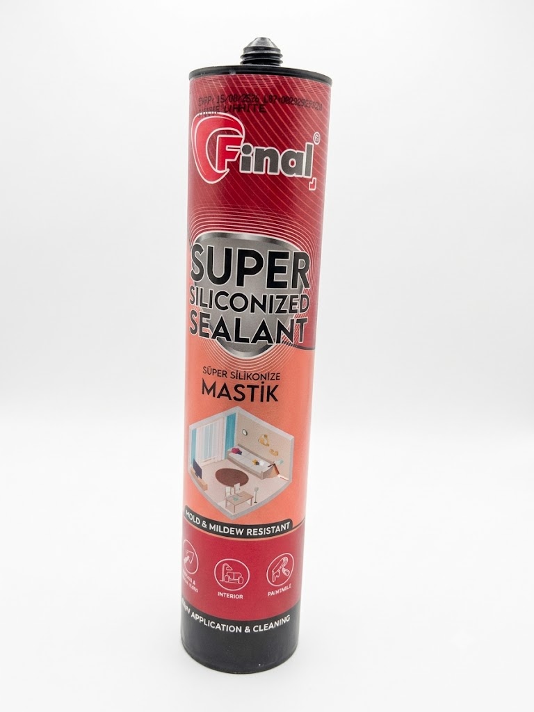چسب سیلیکونی ماستیک  سفید 450 گرم فاینالFINAL